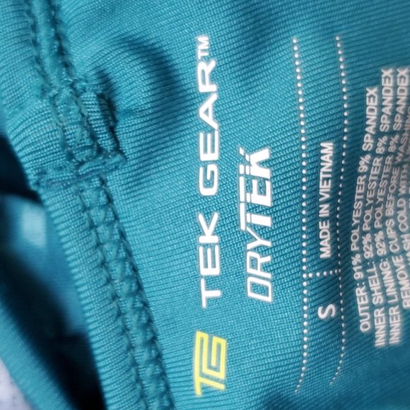 Tek Gear Green Activewear Fitness Tank Top With Padded Shelf Bra, Size S - Picture 13 of 14